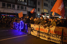 Protest gegen Dügida