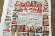Protest gegen Dügida
