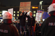 Protest gegen Dügida